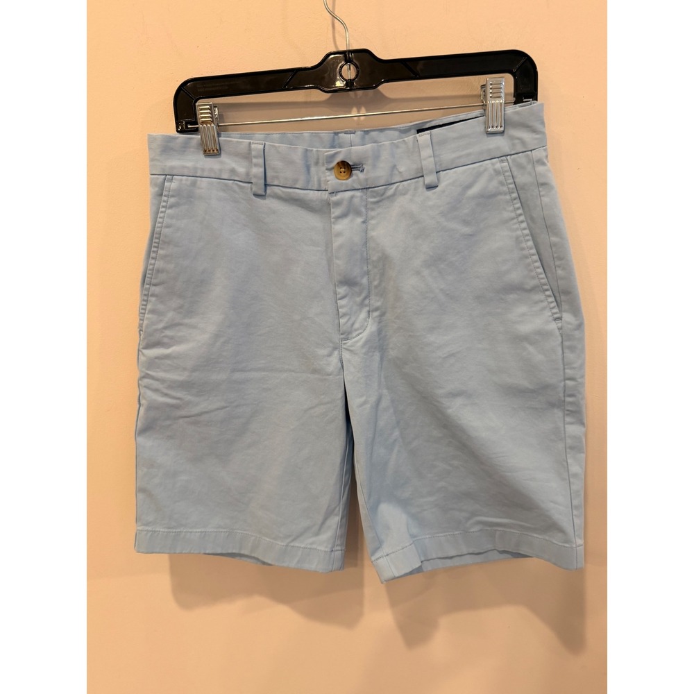 Vineyard Vines Mens 9 Inch Stretch Breaker Shorts Jake Blue 1H6027-456 Size 30